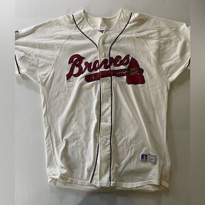Russell Athletics Atlanta Braves XXL Jersey Javy Lopez